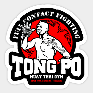 New Tong Muay Thai PO  Fighter Villain Van  Kickboxer Damme Sticker